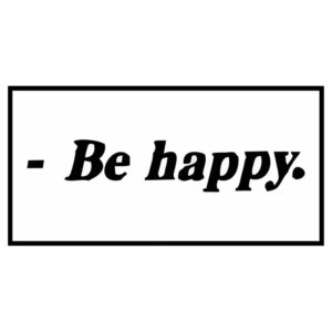استیکر سوشالی Be happy