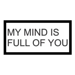 استیکر سوشالی My midn is Full of you