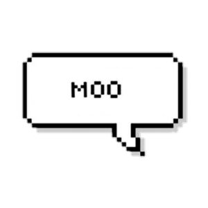 استیکر سوشالی Moo