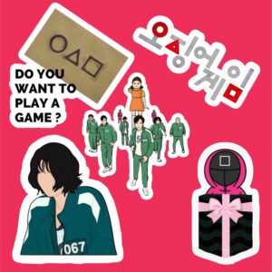 پک استیکر Squid Game 16 (ارسال موشکی سریع)