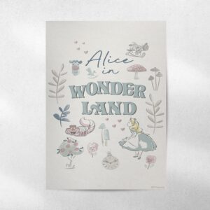 پوستر  alice in Wonder land