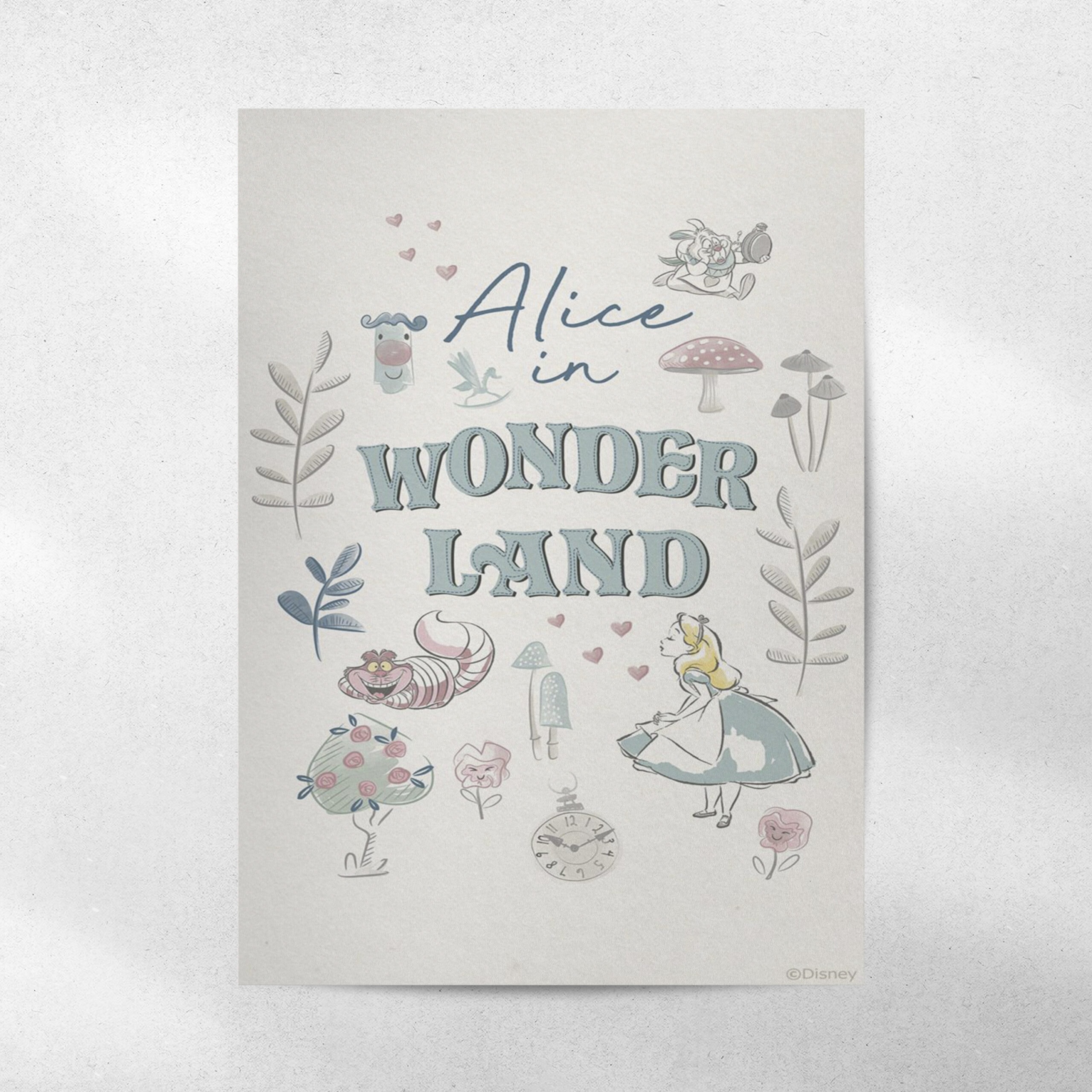 پوستر alice in Wonder land