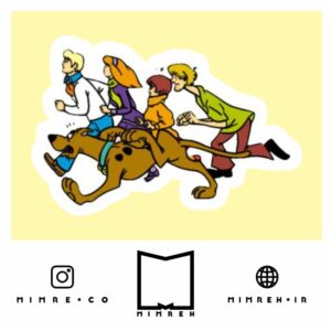 استیکر   scooby-doo
