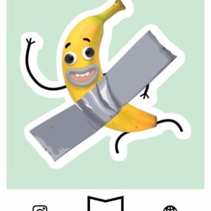 استیکر Banana - The Amazing World of Gumbal
