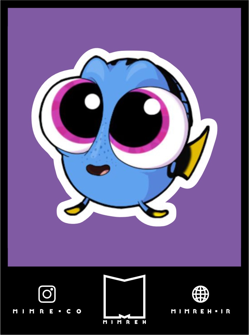 استیکر Dory - nemo