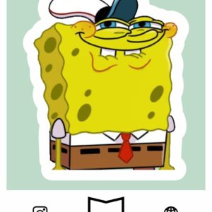 استیکر sponge bob