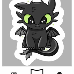 استیکر How to train Dragon