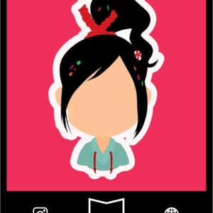 استیکر Vanellope - Ralph Breaks the Internet