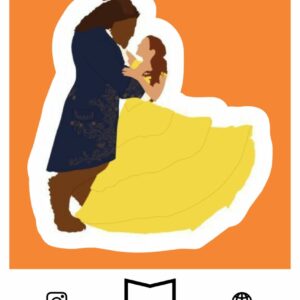 استیکر Beauty and The Beast