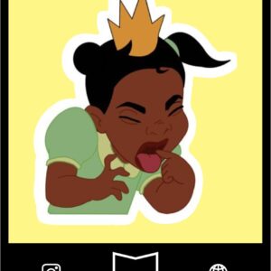 استیکر   Princess Tiana