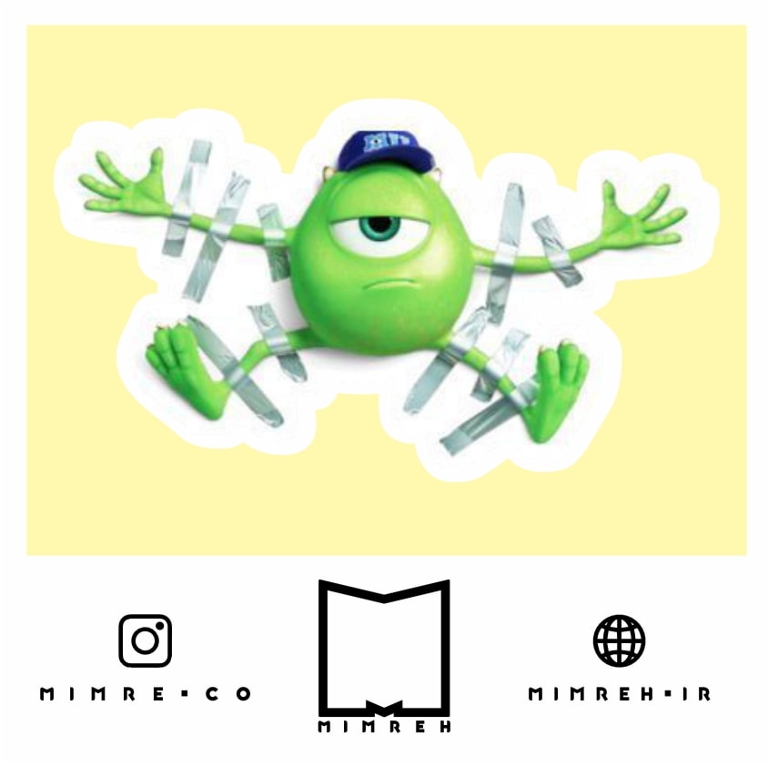 استیکر Monsters, Inc