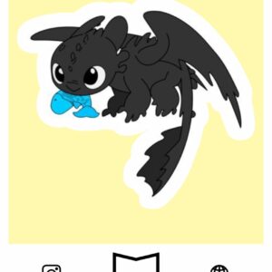 استیکر How to train Dragon