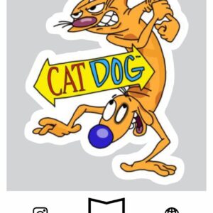 استیکر Cat Dog