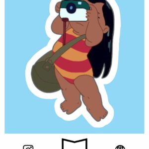 استیکر   lilo & stitch