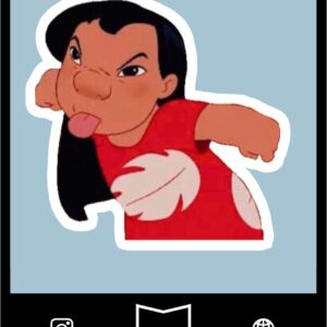 استیکر   lilo & stitch