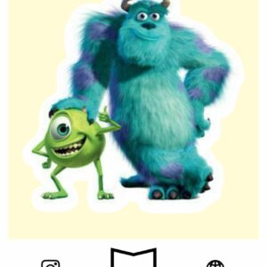 استیکر Monsters, Inc