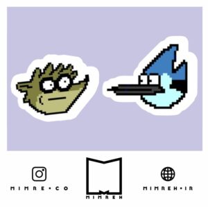 استیکر   regular show