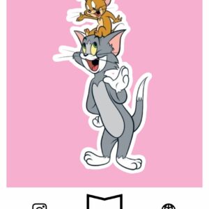 استیکر Tom & Jerry