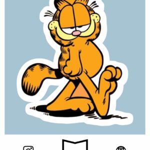 استیکر   garfield