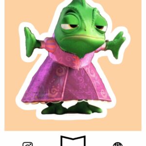 استیکر   Pascal Rapunzel