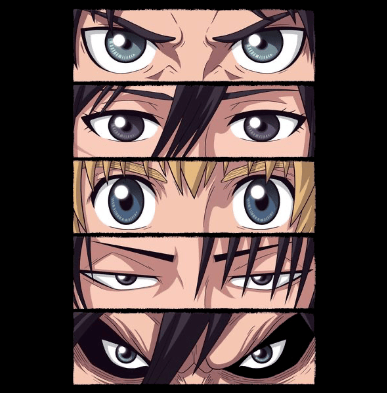 پک استیکر 1 Anime - Attack On Titan