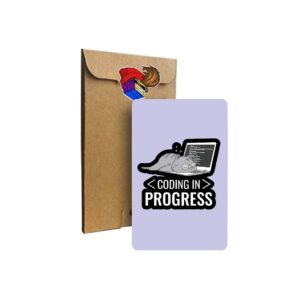 استیکر کارت Coding in Progress