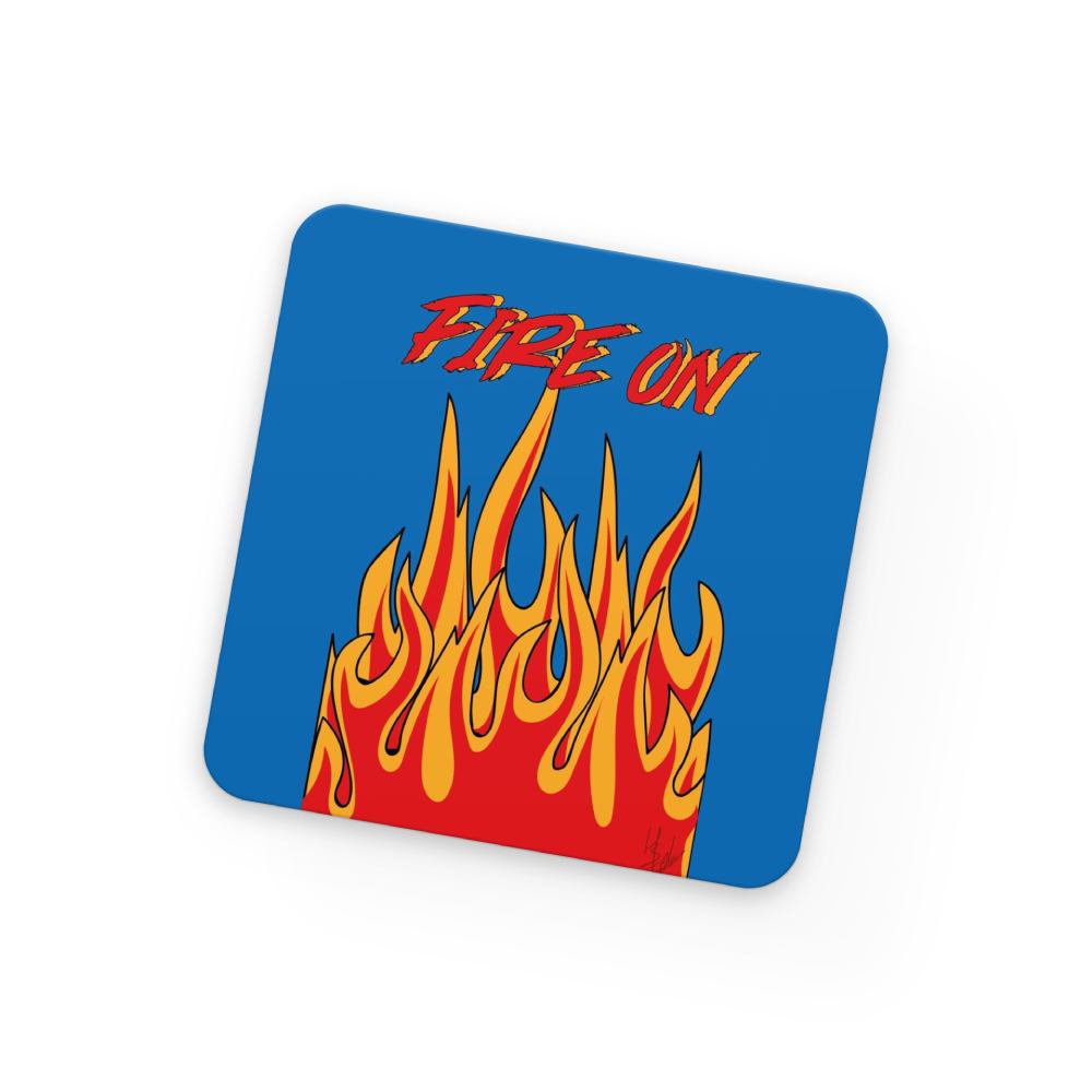 زیر لیوانی Fire On