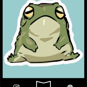استیکر Cute Frog