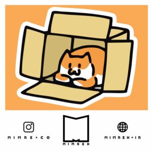 استیکر Cute Cat