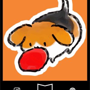 استیکر Cute Dog