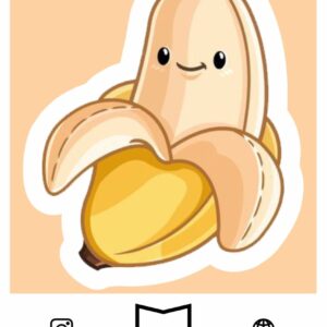 استیکر Cute Banana