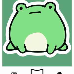 استیکر Cute Frog