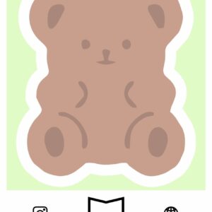 استیکر Cute Bear