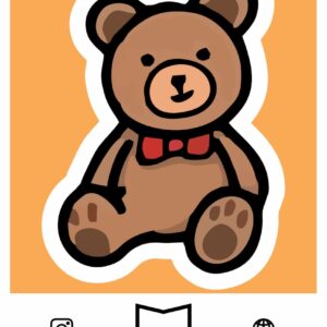 استیکر Cute Bear