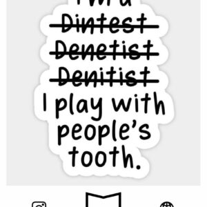 استیکر Dentist