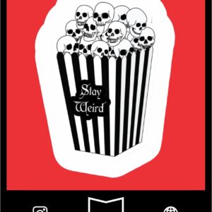 استیکر Weird skeleton Popcorn