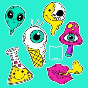 پک استیکر Freaky
