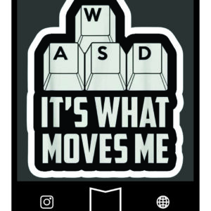 استیکر It's what moves me