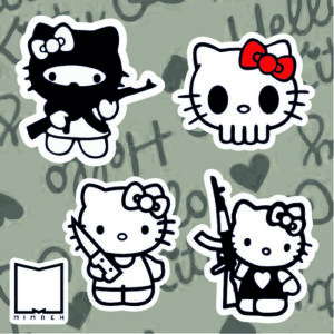 پک استیکر Hello kitty1