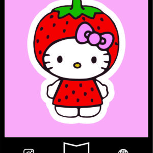 استیکر Hello kitty10