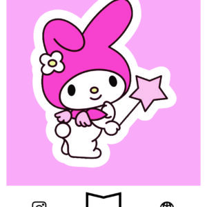 استیکر Hello kitty16