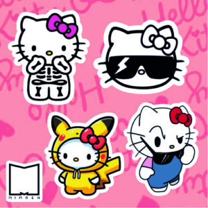 پک استیکر Hello kitty2