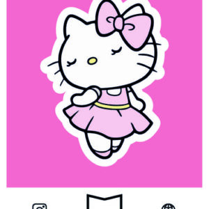 استیکر Hello kitty21