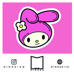 استیکر Hello kitty25