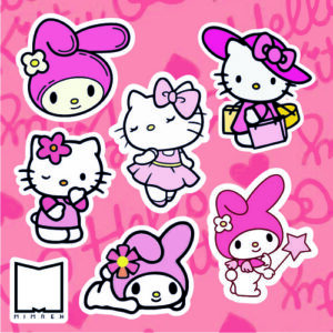 پک استیکر Hello kitty3