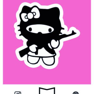 استیکر Hello kitty33