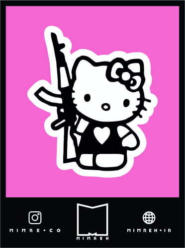 استیکر Hello kitty34