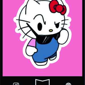 استیکر Hello kitty38