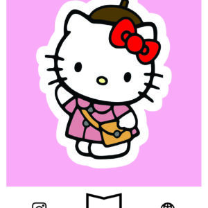 استیکر Hello kitty5