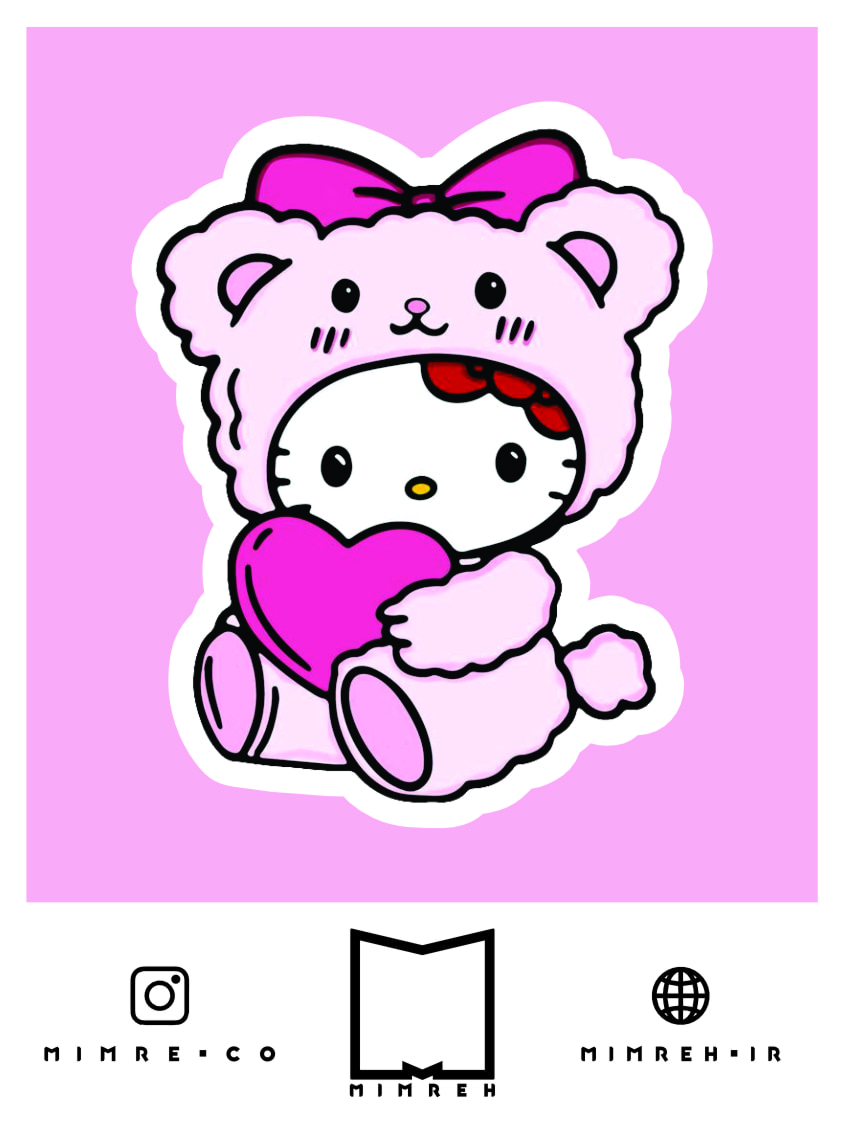 استیکر Hello kitty9